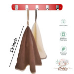 Turkish Cotton Hand Towels 2 Piece - 1 Brown, 1 Cream